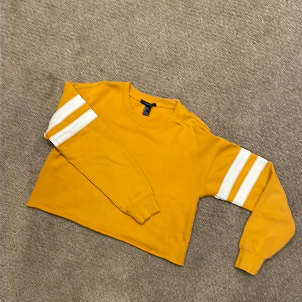 Forever 21 Mustard Yellow Crewneck